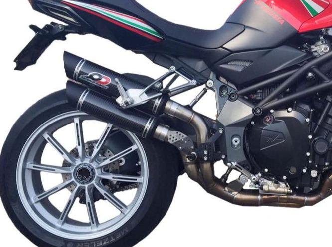 QD EXHAUST MV Agusta Brutale 910/1090 Dual Slip-on Exhaust "Magnum" (EU homologated)