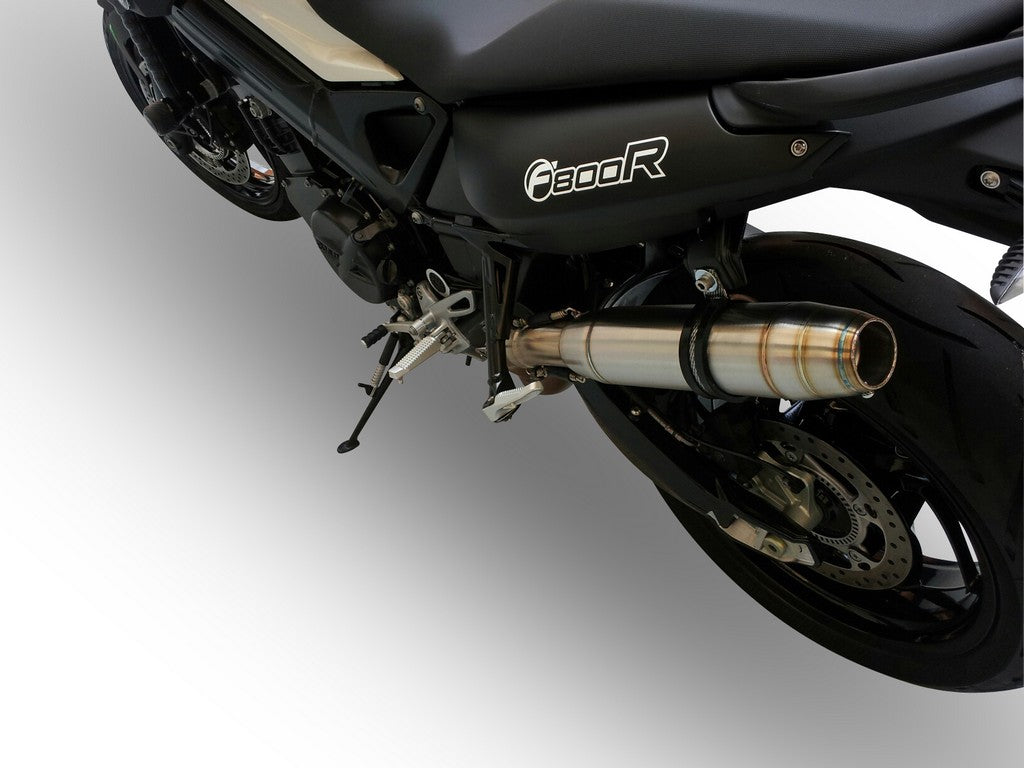 GPR BMW F800R (09/14) Slip-on Exhaust "Deeptone Inox" (racing)