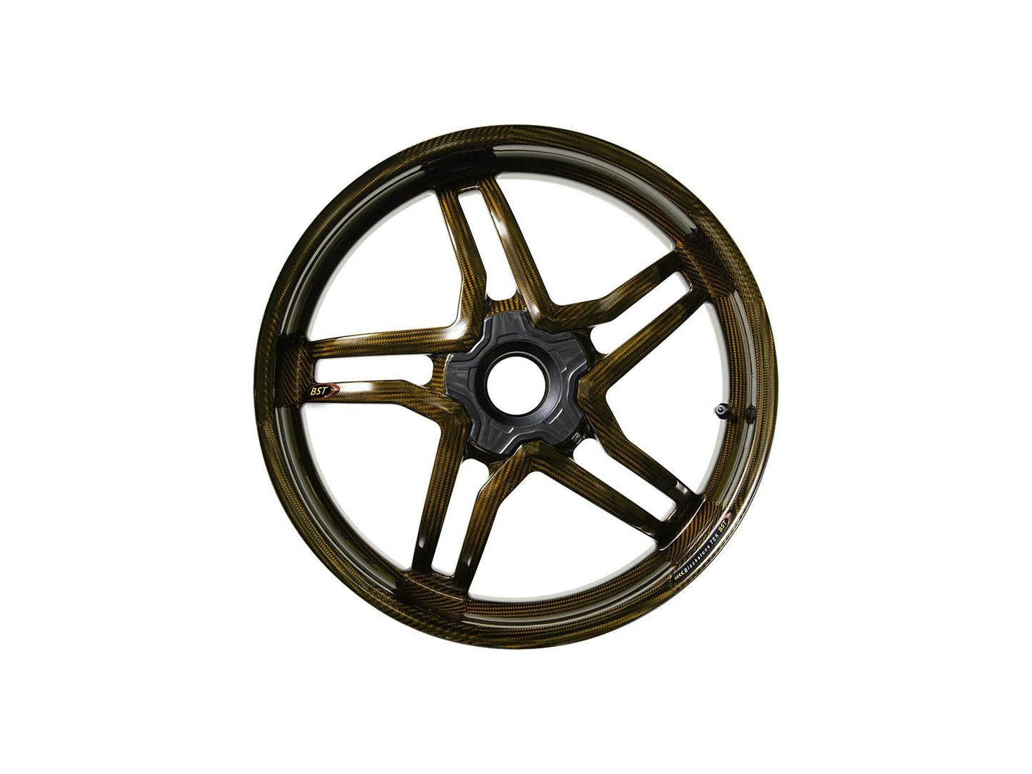 BST MV Agusta F4 Carbon Wheel "Rapid TEK" (offset rear, 5 slanted spokes, black hubs) – Accessories in the 2WheelsHero Motorcycle Aftermarket Accessories and Parts Online Shop