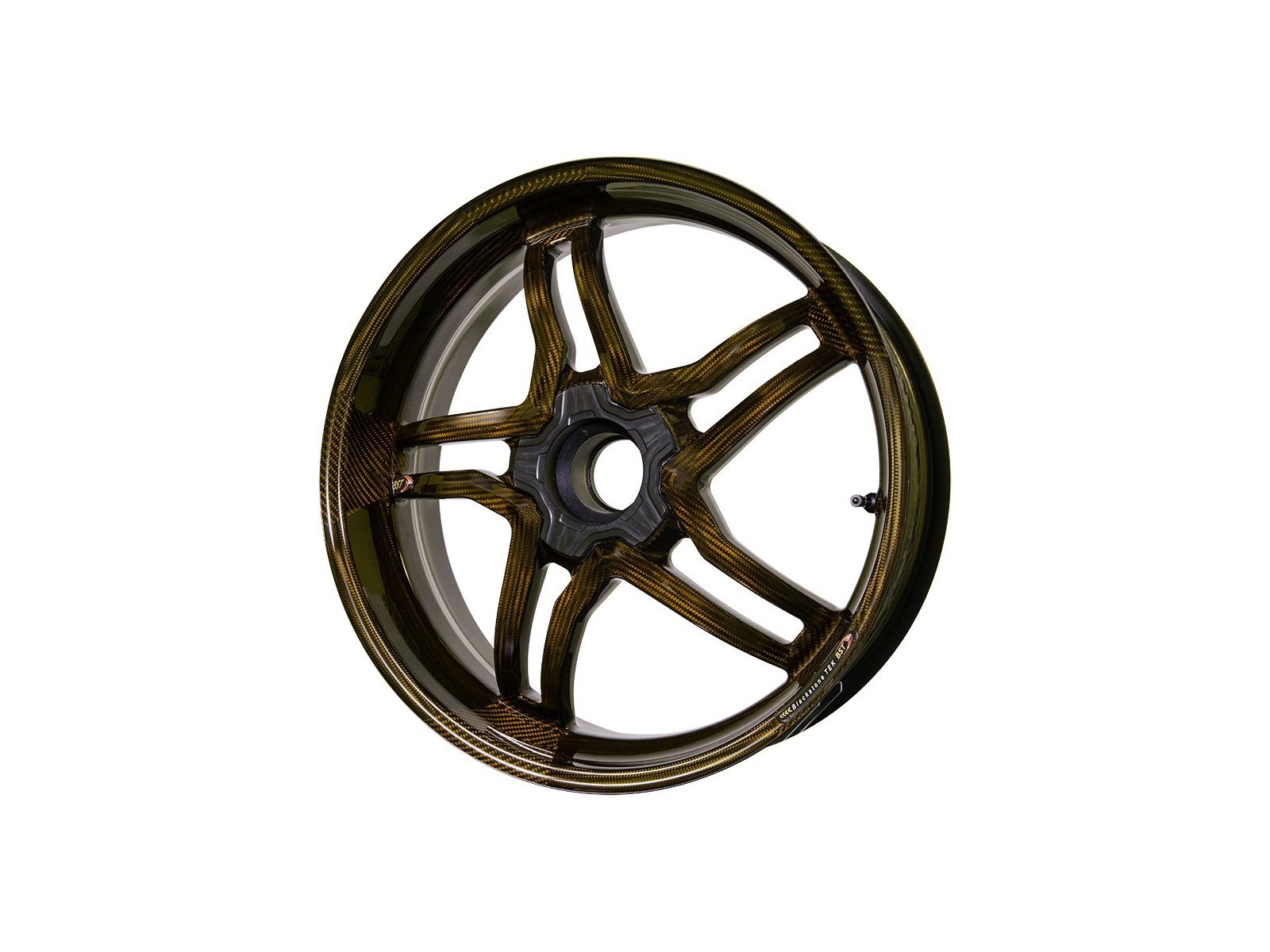 BST MV Agusta F4 Carbon Wheel "Rapid TEK" (offset rear, 5 slanted spokes, black hubs) – Accessories in the 2WheelsHero Motorcycle Aftermarket Accessories and Parts Online Shop