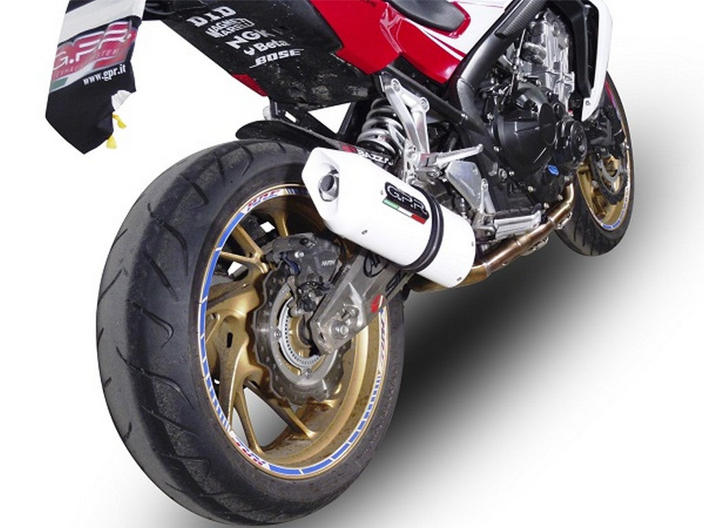 GPR Honda CBR650F Full Exhaust System "Albus Ceramic" (EU homologated)