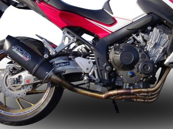 GPR Honda CB650F Full Exhaust System "Furore Nero" (EU homologated)