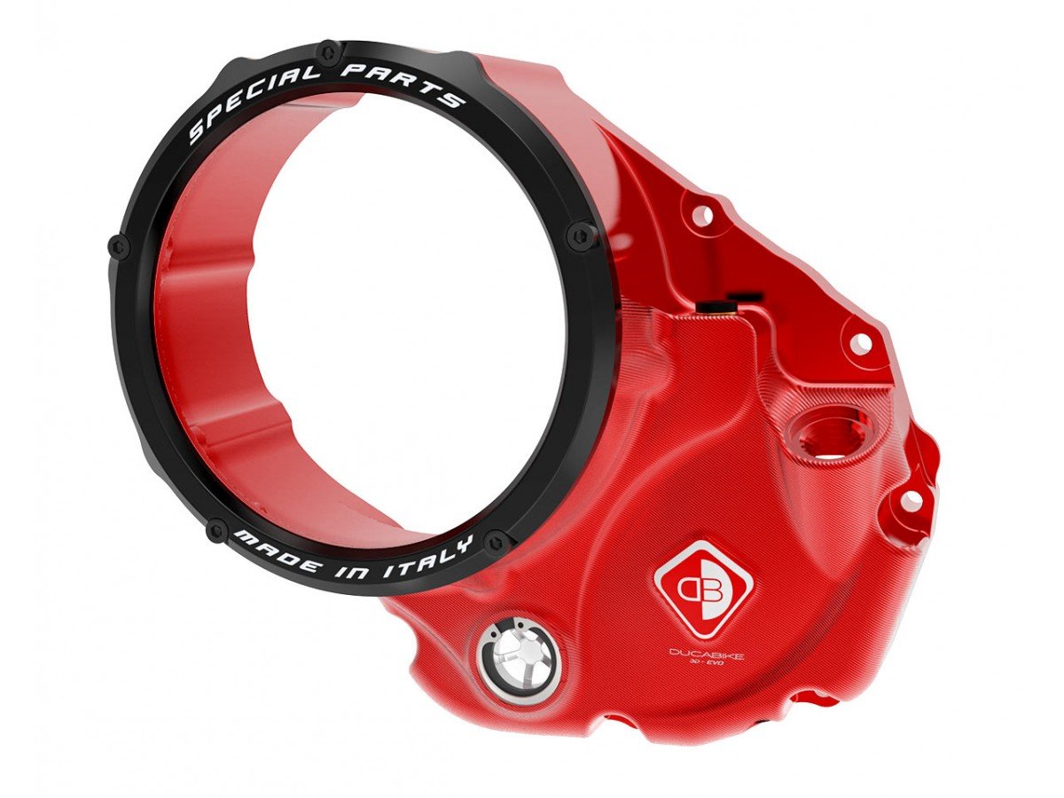 CCDV05 - DUCABIKE Ducati Oil Bath Clear Clutch Cover "3D Evo"