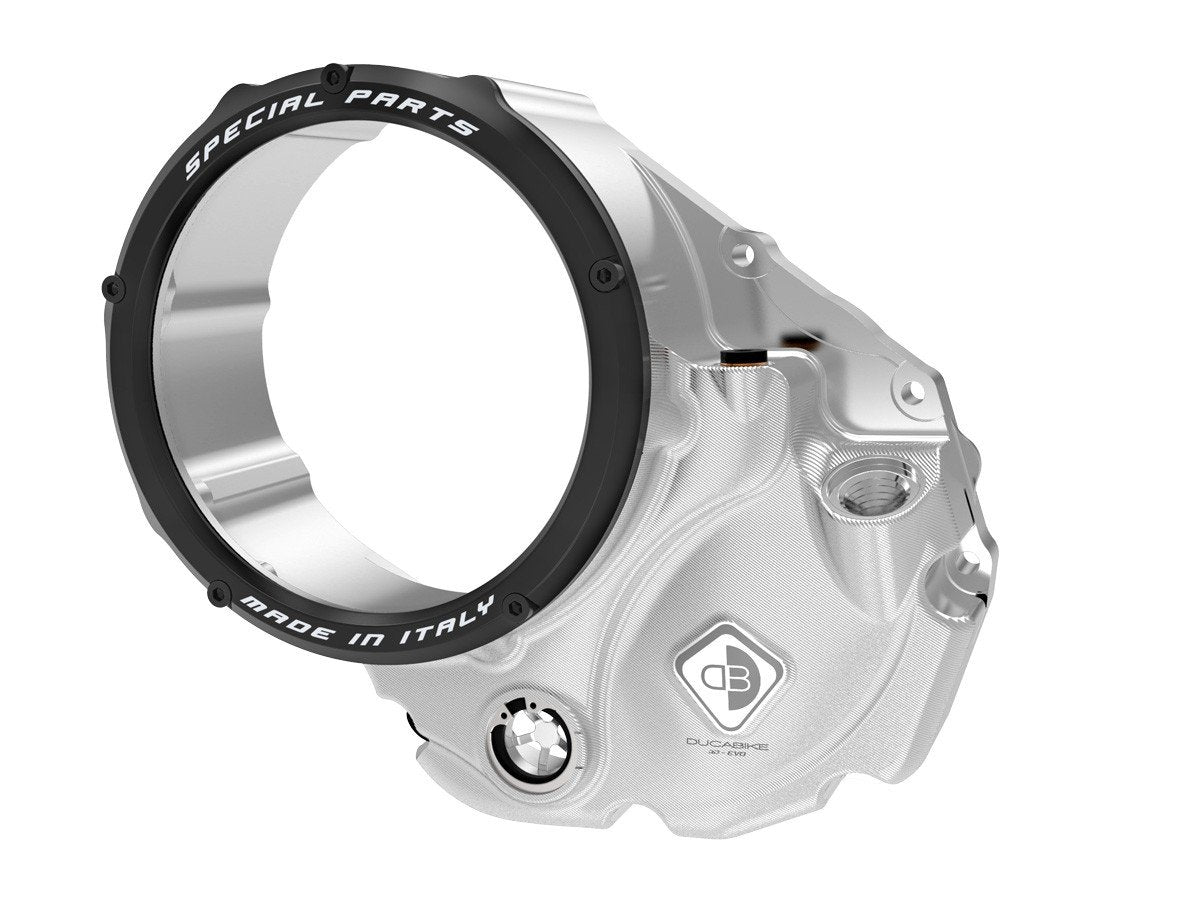 CCDV06 - DUCABIKE Ducati Oil Bath Clear Clutch Cover "3D Evo"