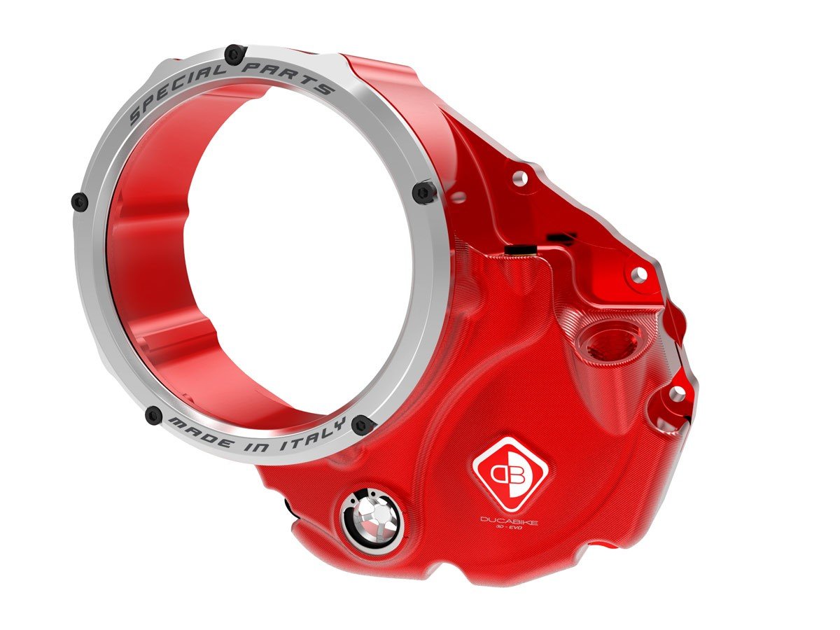 CCDV06 - DUCABIKE Ducati Oil Bath Clear Clutch Cover "3D Evo"