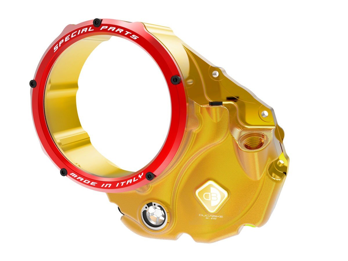 CCDV06 - DUCABIKE Ducati Oil Bath Clear Clutch Cover "3D Evo"