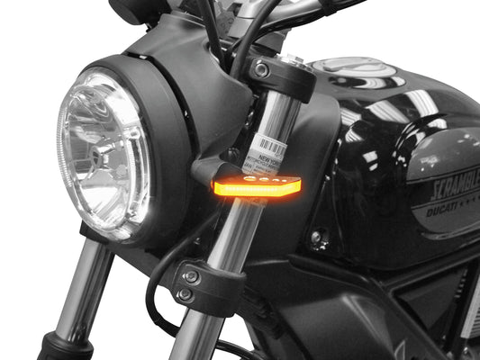 NEW RAGE CYCLES Ducati Scrambler LED Front Turn Signals