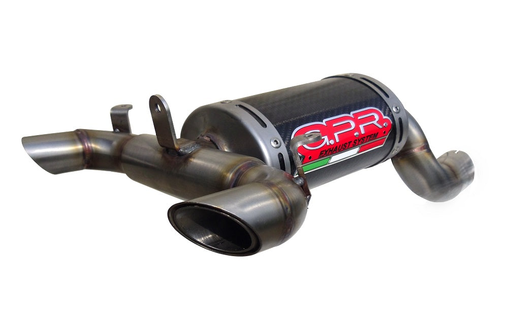 GPR Suzuki GSR600 Slip-on Exhaust "Carbon Ghost" (EU homologated)