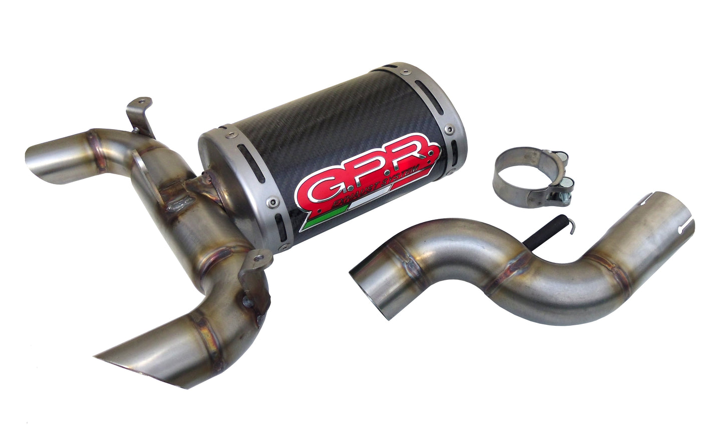 GPR Suzuki GSR600 Slip-on Exhaust "Carbon Ghost" (EU homologated)