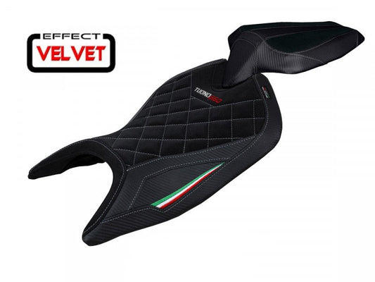 TAPPEZZERIA ITALIA Aprilia Tuono 660 (21/22) Velvet Seat Cover "Kenya"