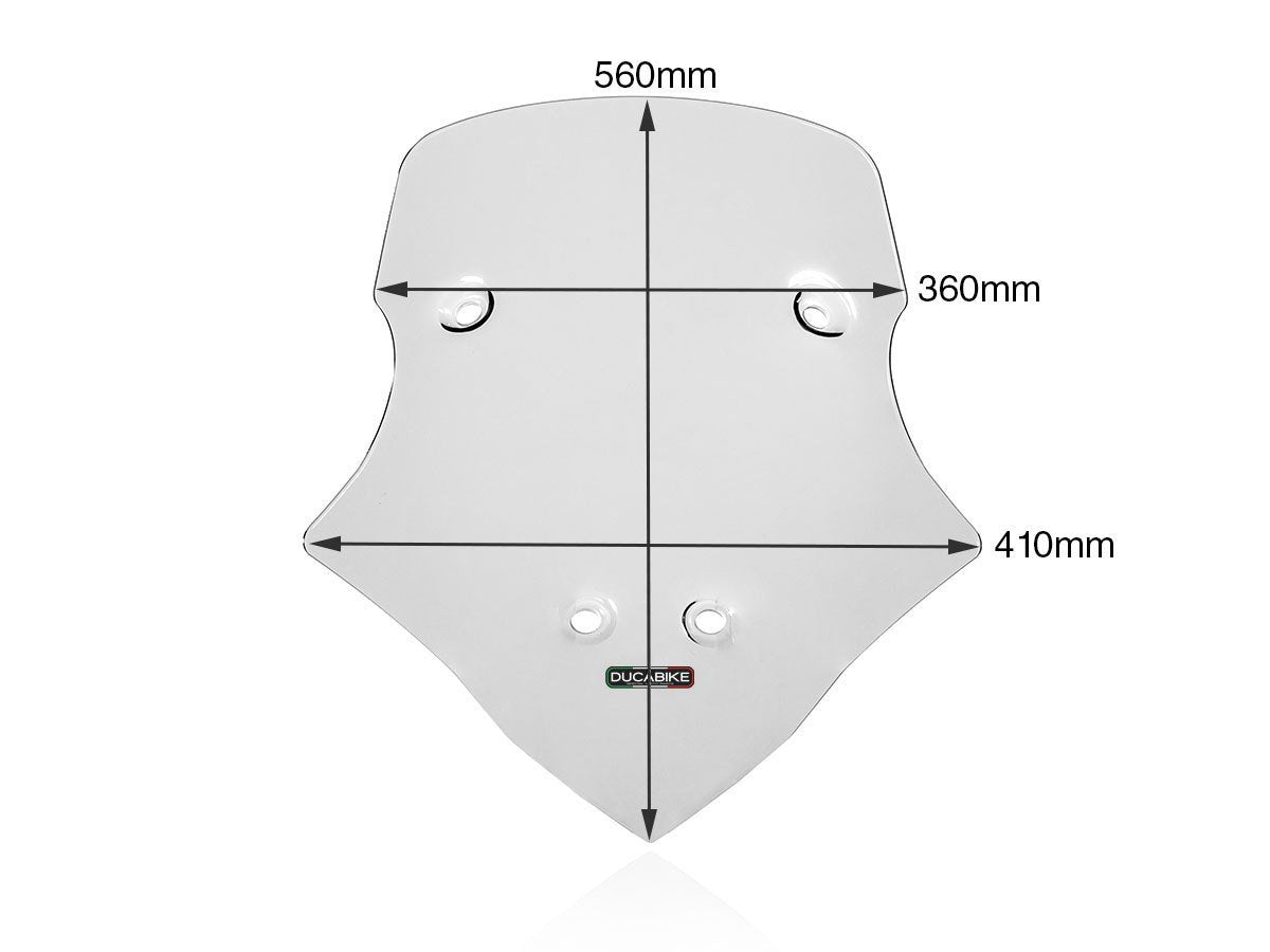 CUP15 - DUCABIKE Ducati Multistrada V4 Wind Screen (touring)