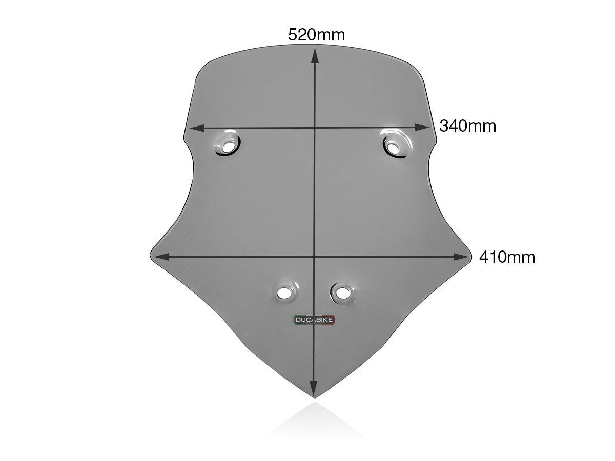 CUP16 - DUCABIKE Ducati Multistrada V4 Wind Screen (intermediate)