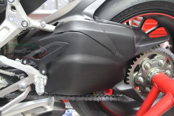 CARBONVANI Ducati Panigale 1199/1299 Carbon Swingarm Protector