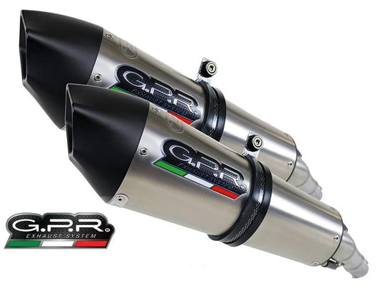 GPR Ducati Multistrada 620 Dual Slip-on Exhaust "GPE Anniversary Titanium" (EU homologated)