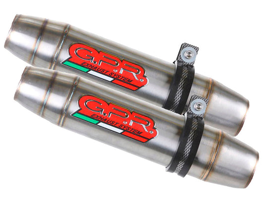 GPR Suzuki GSX-R1000 (07/08) Dual Slip-on Exhaust "Deeptone Inox" (EU homologated)