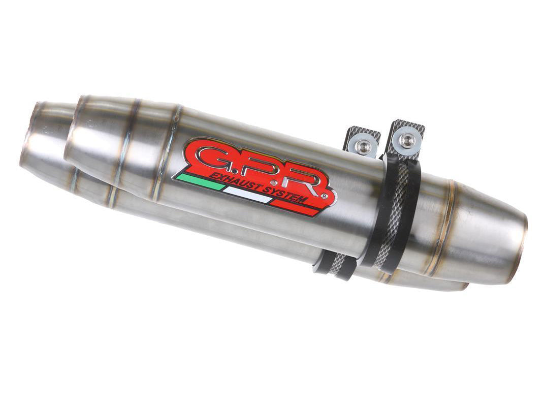 GPR Ducati Monster 796 Dual Slip-on Exhaust "Deeptone Inox" (EU homologated)