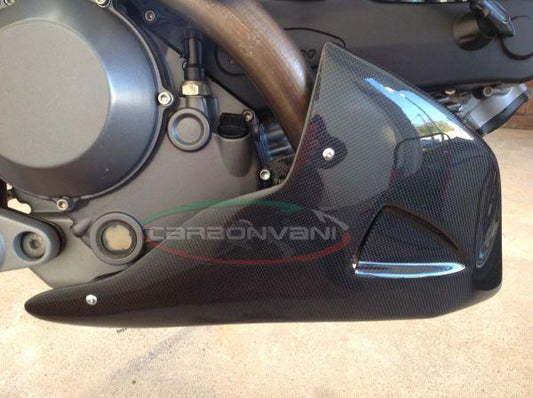 CARBONVANI Ducati Monster 696/796/1100 Carbon Puntale / Belly Pan