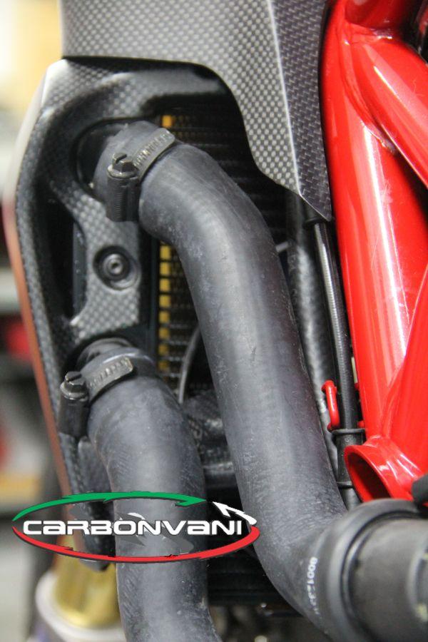 CARBONVANI Ducati Monster 1200/821 (2014+) Carbon Water Cooler Covers Kit