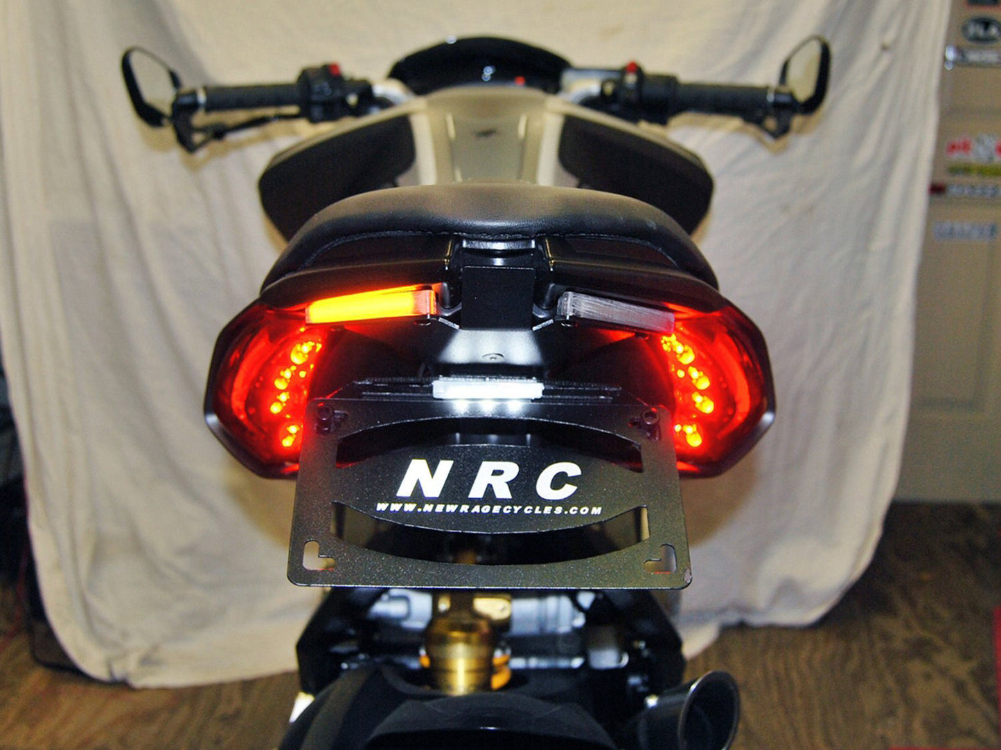 NEW RAGE CYCLES MV Agusta Dragster 800 LED Fender Eliminator