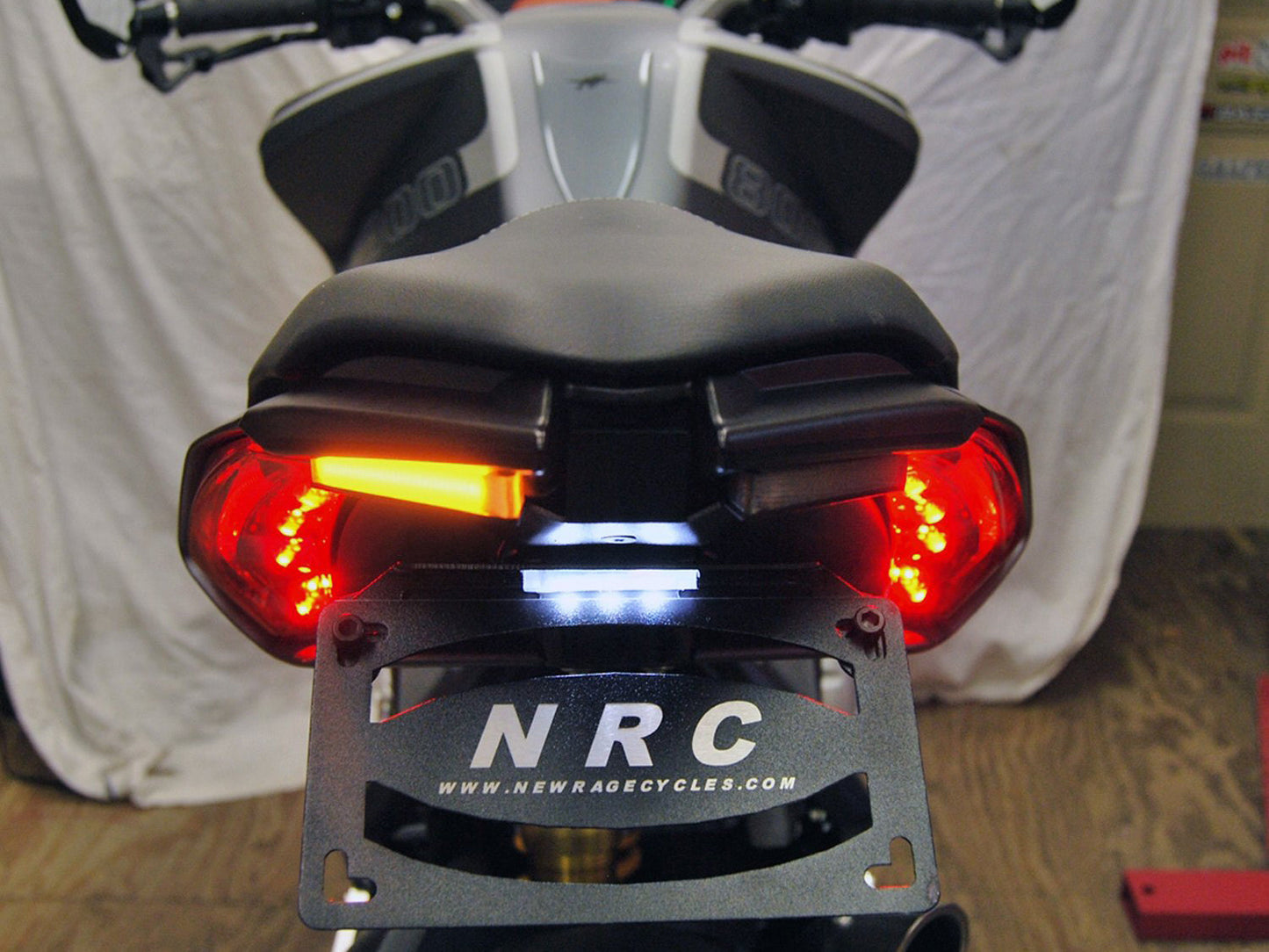 NEW RAGE CYCLES MV Agusta Dragster 800 LED Fender Eliminator