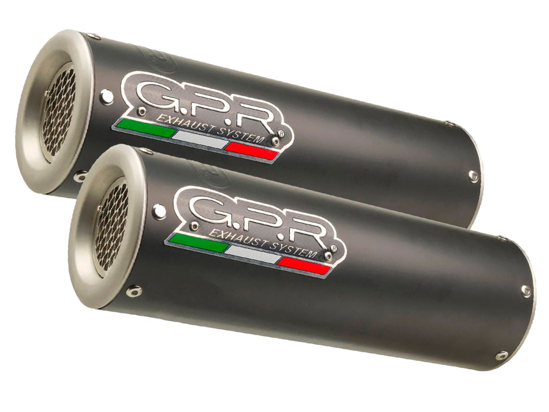 GPR Suzuki GSX-R1000 (07/08) Dual Slip-on Exhaust "M3 Black Titanium" (EU homologated)