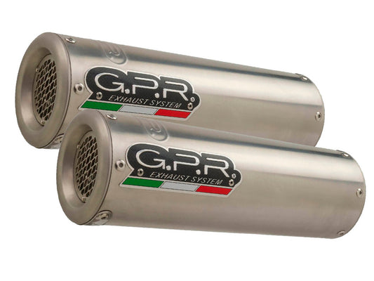 GPR Triumph Speed Triple 1050 (11/15) 3 to 2 Slip-on Exhaust "M3 Inox" (EU homologated)