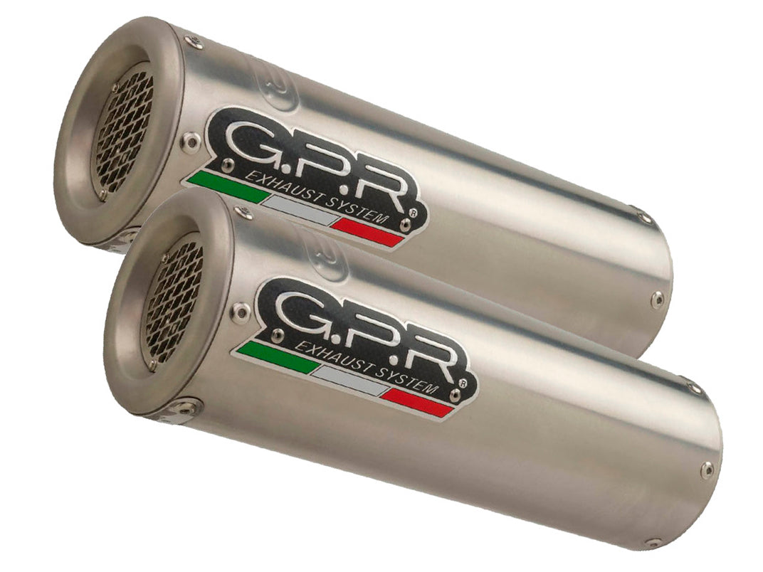 GPR Kawasaki ZX-14R / SE (2016 – ) Dual Slip-on Exhaust "M3 Titanium Natural" (EU homologated)