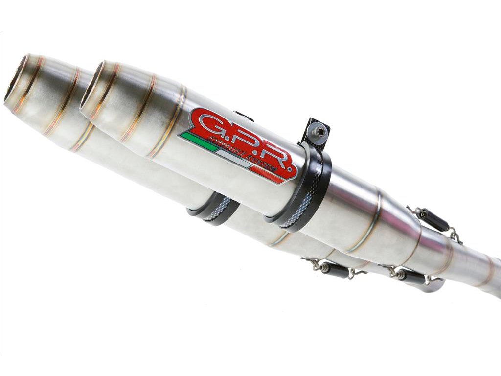 GPR Suzuki GW250 Inazuma/GSR250 Dual Slip-on Exhaust "Deeptone Inox"