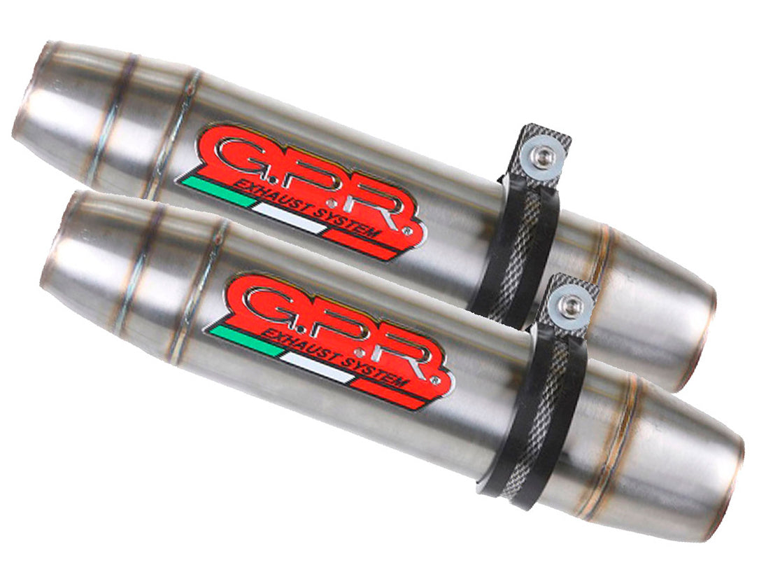 GPR Suzuki GW250 Inazuma/GSR250 Dual Slip-on Exhaust "Deeptone Inox"