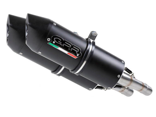 GPR Suzuki Hayabusa (08/20) Dual Slip-on Exhaust "Furore Nero" (EU homologated)