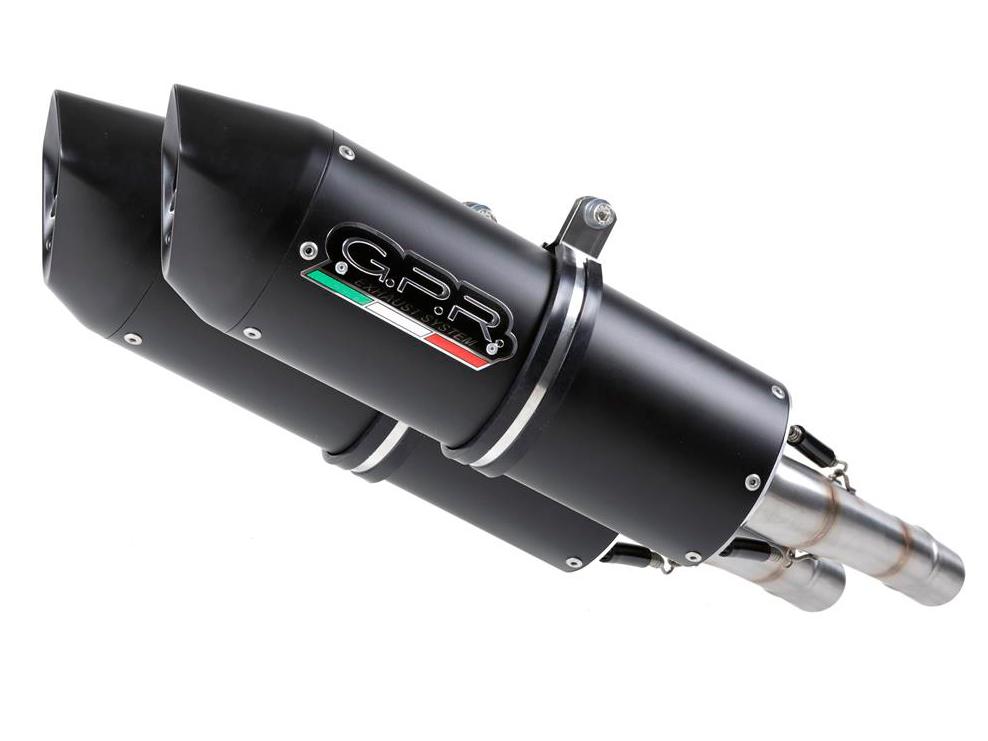 GPR Suzuki GSX-R1000 (07/08) Dual Slip-on Exhaust "Furore Nero" (EU homologated)