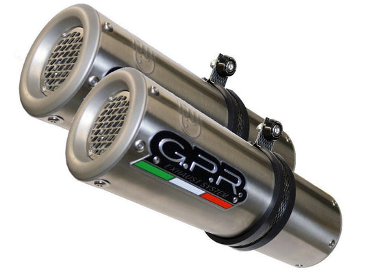 GPR Kawasaki Z1000 (10/14) Dual Slip-on Exhaust "M3 Inox" (EU homologated)