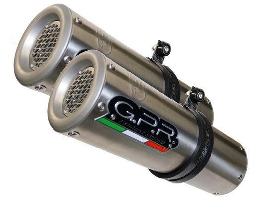 GPR Suzuki GSX1300BK B-King Dual Slip-on Exhaust "M3 Inox" (EU homologated)