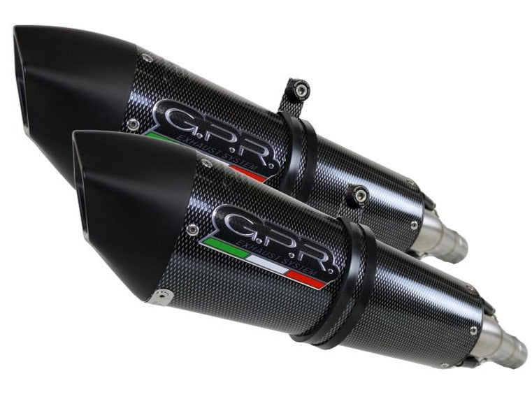 GPR Suzuki DL1000 V-Strom (02/12) Dual Slip-on Exhaust "GPE Anniversary Poppy" (EU homologated)