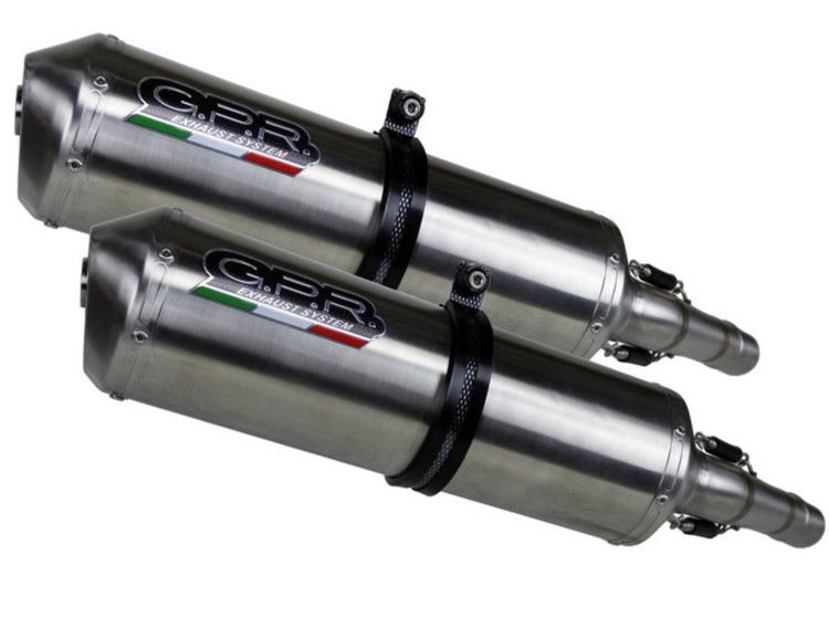 GPR Honda VTR1000 SP-1 Dual Slip-on Exhaust "Satinox" (EU homologated)