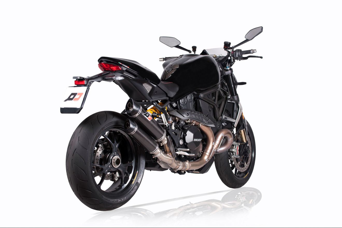 QD EXHAUST Ducati Monster 1200S Full Dual Exhaust System "Magnum" (EU homologated)