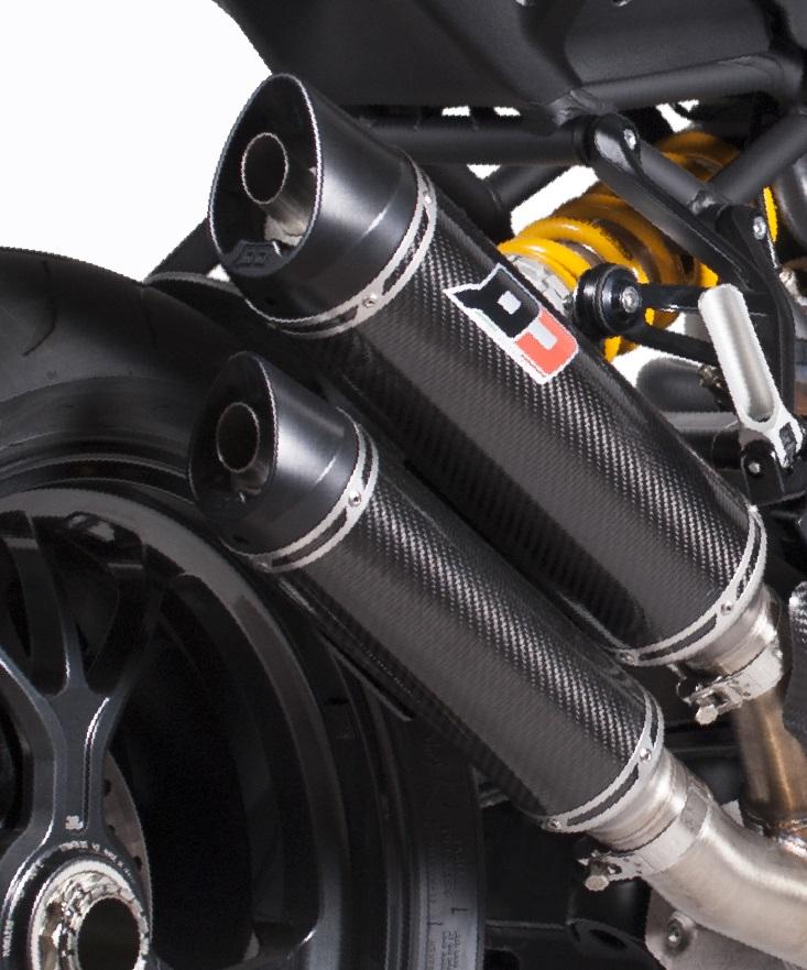 QD EXHAUST Ducati Monster 1200/821 Dual Exhaust System "Magnum" (EU homologated)