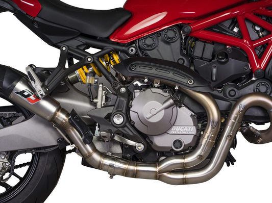 QD EXHAUST Ducati Monster 821 Slip-on Exhaust "Gunshot" (racing)