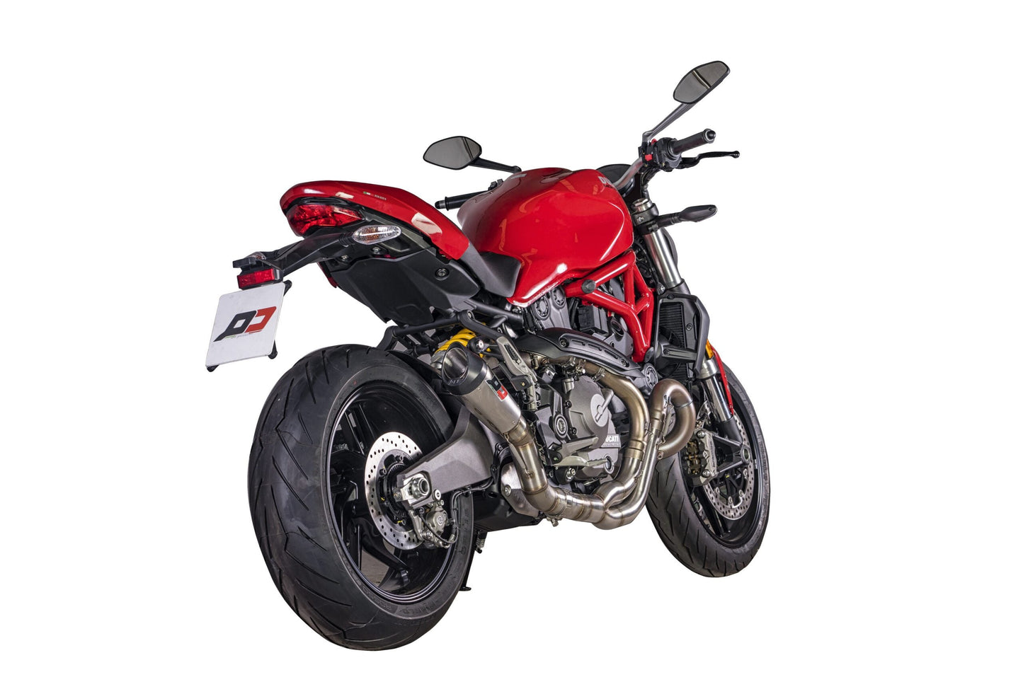 QD EXHAUST Ducati Monster 821 Slip-on Exhaust "Gunshot" (racing)