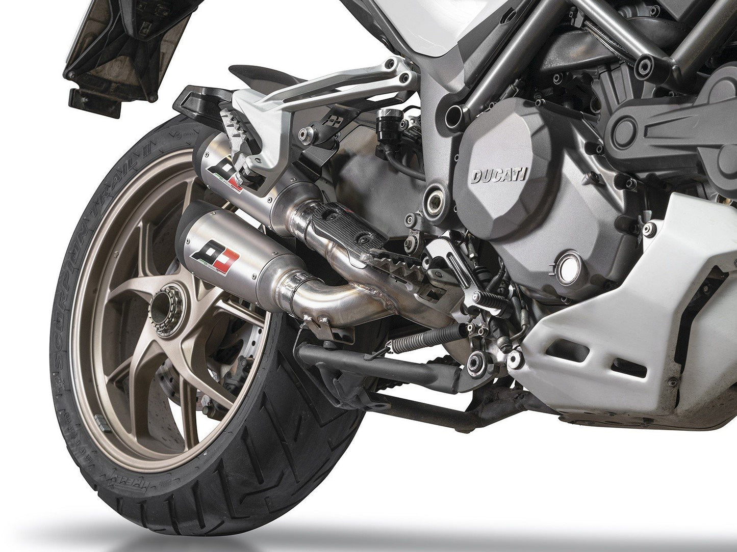 QD EXHAUST Ducati Multistrada 1260 Semi-Full Dual Exhaust System "Twin Gunshot" (EU homologated)