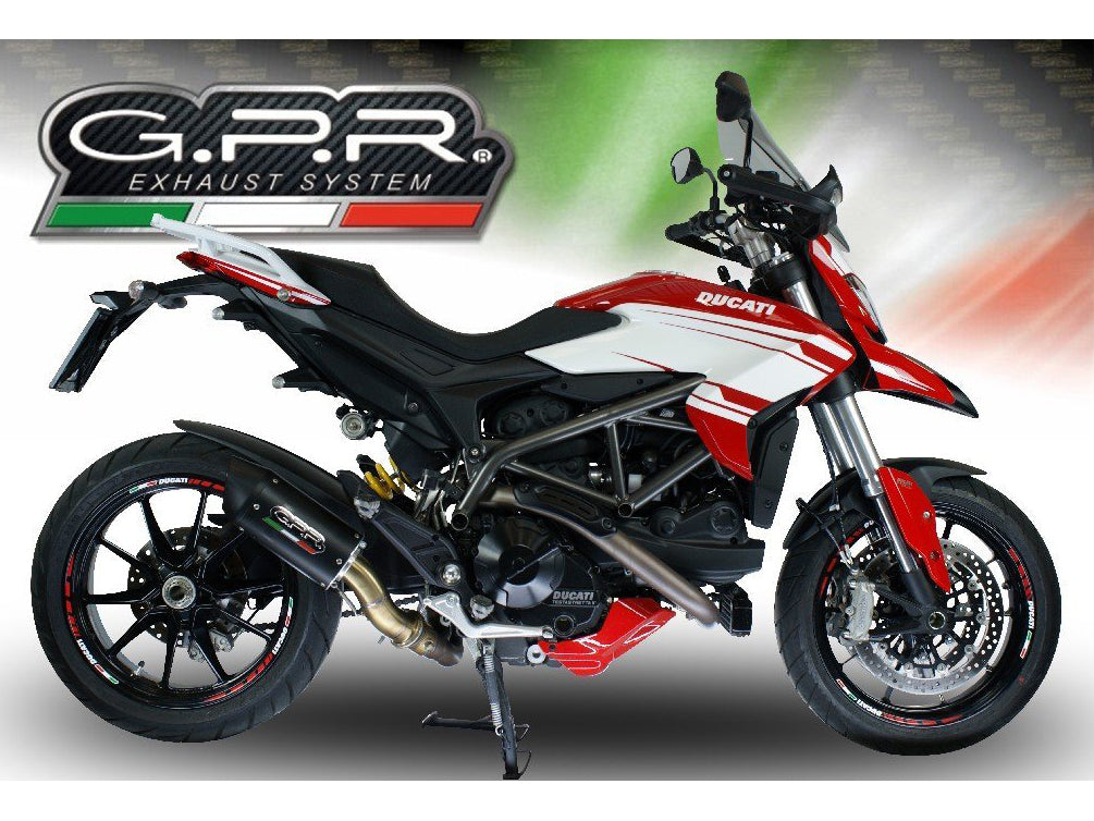 GPR Ducati Hypermotard 939 Slip-on Exhaust "Furore Evo 4 Nero" (EU homologated)