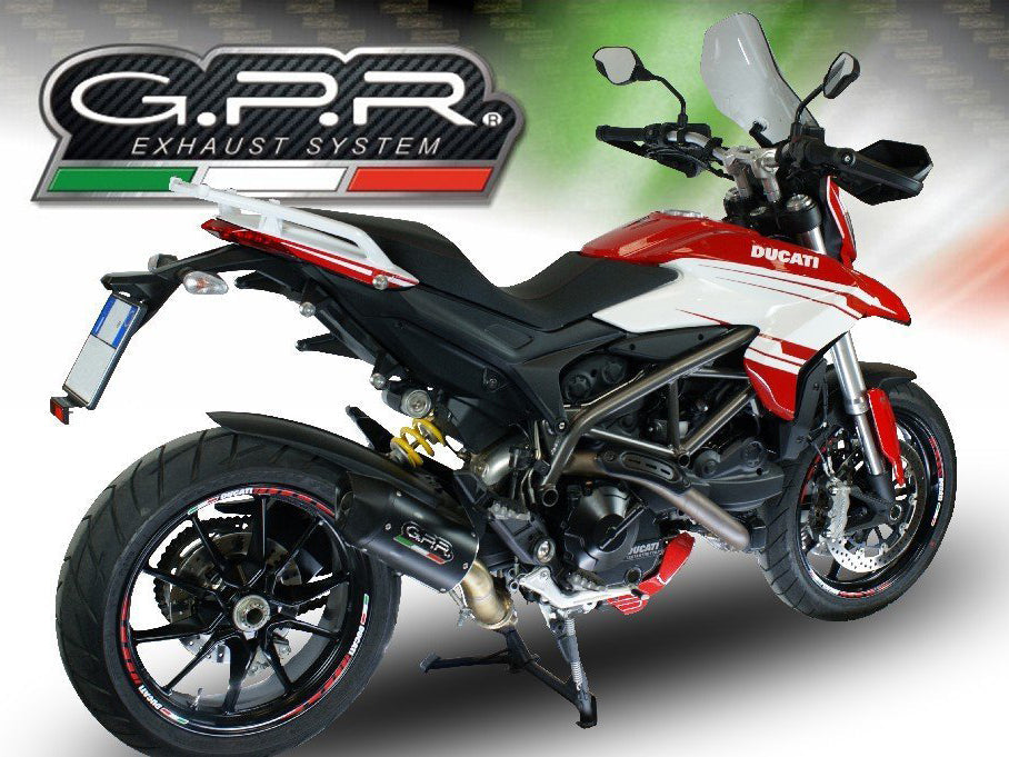 GPR Ducati Hypermotard 939 Slip-on Exhaust "Furore Evo 4 Nero" (EU homologated)