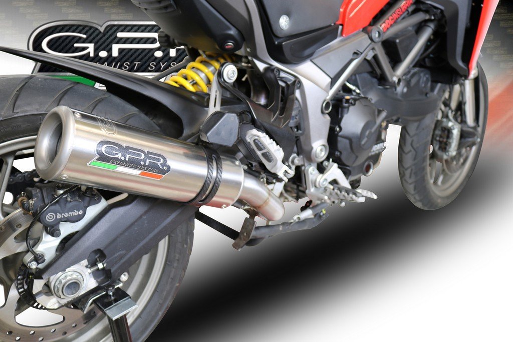 GPR Ducati Multistrada 950 Slip-on Exhaust "M3 Titanium Natural" (EU homologated)