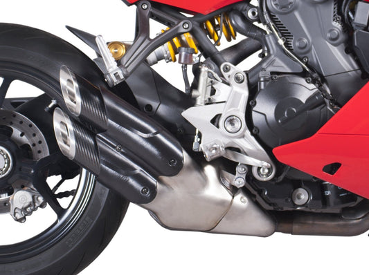 QD EXHAUST Ducati SuperSport 939 Dual Slip-on Exhaust "Twin Monkey" (EU homologated)