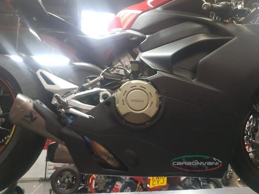 CARBONVANI Ducati Panigale V4 / V4R Carbon Belly Pan (Akrapovic exhaust)