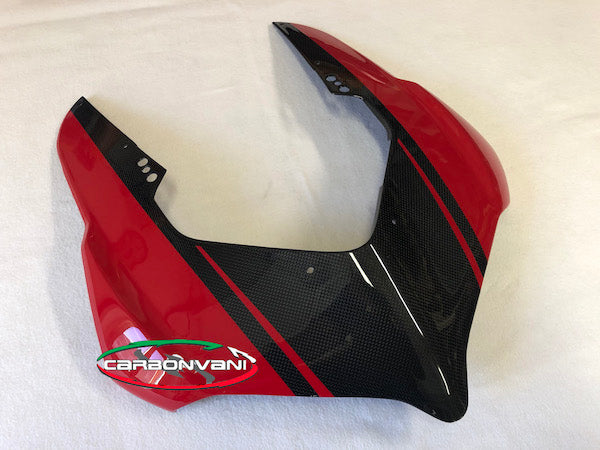 CARBONVANI Ducati Panigale V4 (18/19) Carbon Headlight Fairing (Red version)