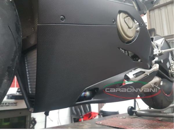 CARBONVANI Ducati Panigale V4 / V4R Carbon Belly Pan (Akrapovic exhaust)