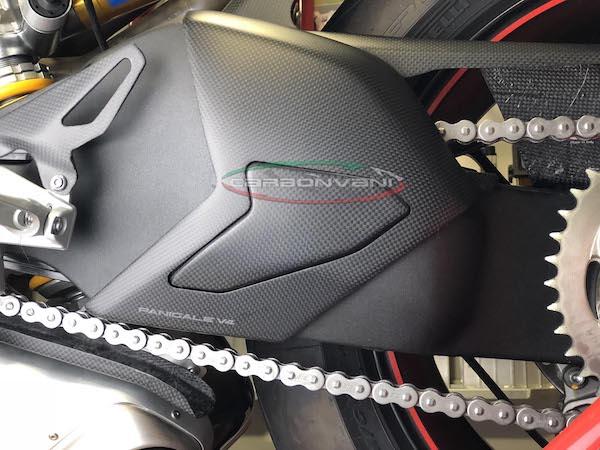 CARBONVANI Ducati Panigale V4 / V4R Carbon Swingarm Guard (DPS model)