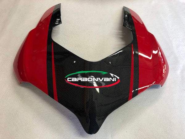 CARBONVANI Ducati Panigale V4 (18/19) Carbon Headlight Fairing (Red version)