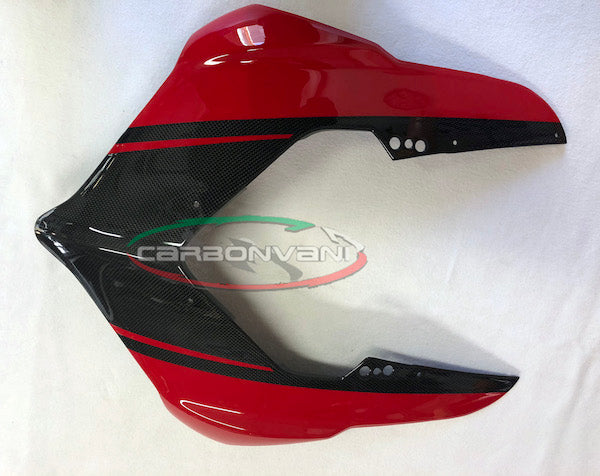 CARBONVANI Ducati Panigale V4 (18/19) Carbon Headlight Fairing (Red version)